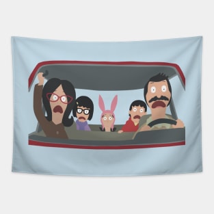 Christmas in the Car Tapestry