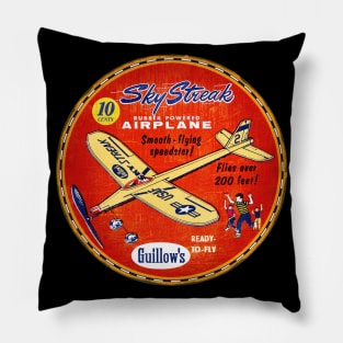 Silver Streak balsa glider Pillow