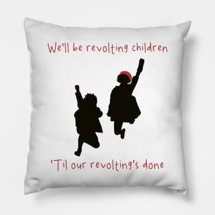 Matilda Revolting Children Red Beret Girl and Bruce Pillow