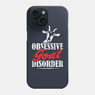 Obsessive Goat Disorder Goat Distressed Retro Vintage Style Phone Case