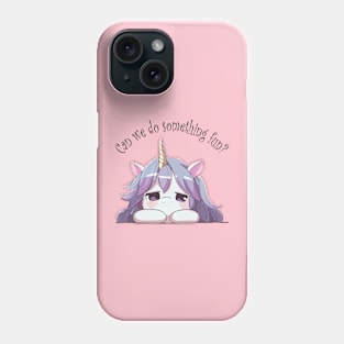 Bored Unicorn Phone Case