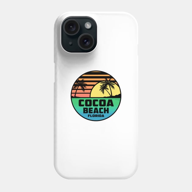 Cocoa Beach Florida Tropical Beach Surfing Scuba Surf Vacation Phone Case by DD2019