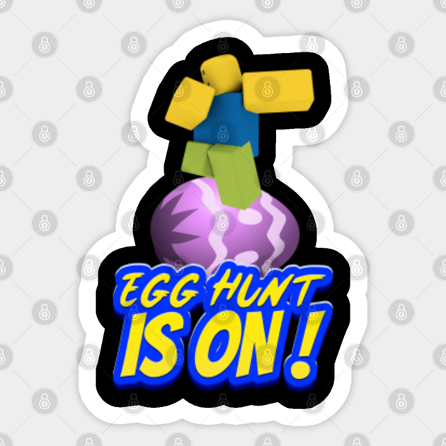 Roblox Dabbing Easter Noob Egg Hunt Is On Gaming Gift Idea Roblox Sticker Teepublic - roblox easter egg hunt