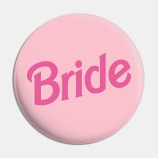 Bride Barbie logo Pin