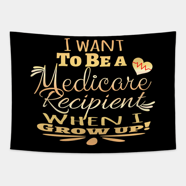 Medicare Recipient Tapestry by LininaDesigns