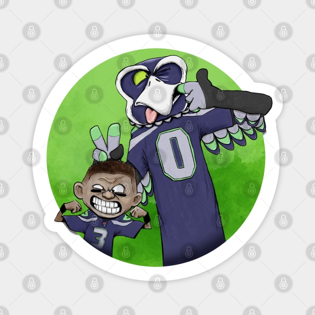 Russell and Blitz Magnet by DeadHand