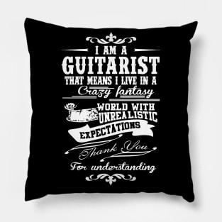 Guitarist Quotes Pillow