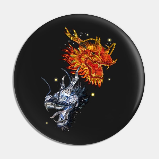 Chinese dragon Pin by obscurite