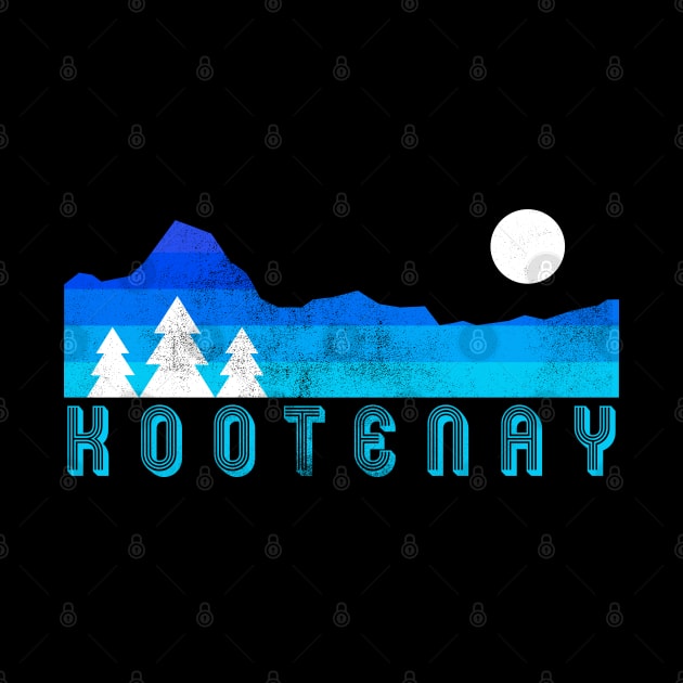 Kootenay national park retro vintage by hardy 