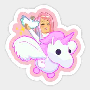 Adopt Me Stickers Teepublic - famous youtubers that play roblox adopt me