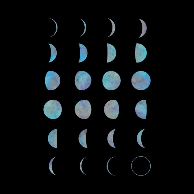 Phases of the Moon by lunabelleapparel