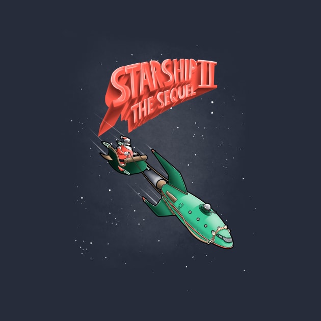 Starship II the sequel by Cromanart