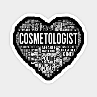 Cosmetologist Heart Magnet