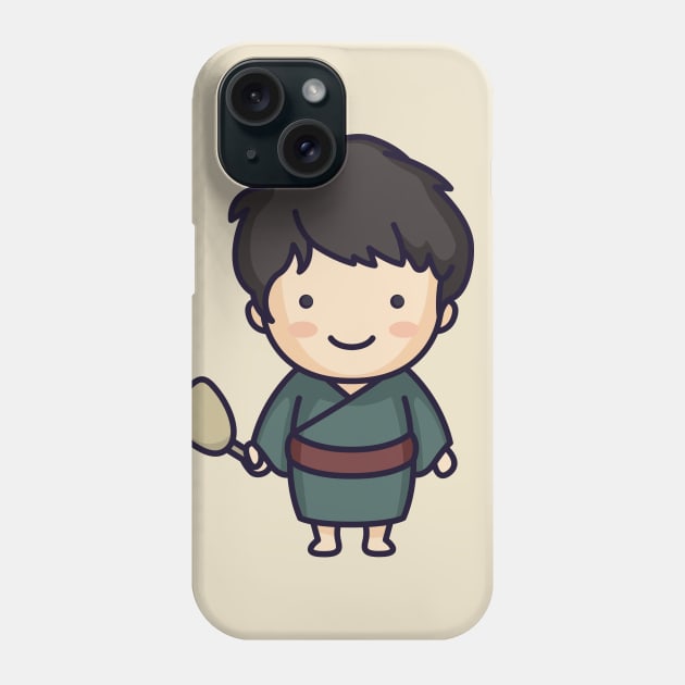 Cute Japanese Senpai Cartoon Phone Case by SLAG_Creative