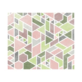 Mint and Pink Mosaic T-Shirt