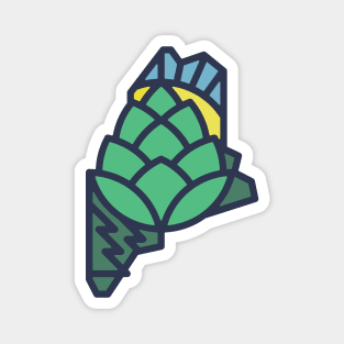 Maine Scenic Hops Magnet