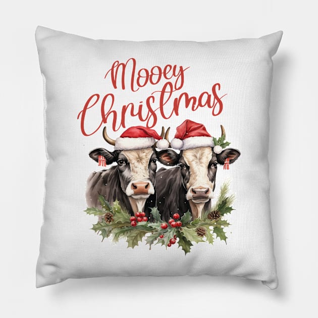 Christmas Farm Quote Pillow by Chromatic Fusion Studio