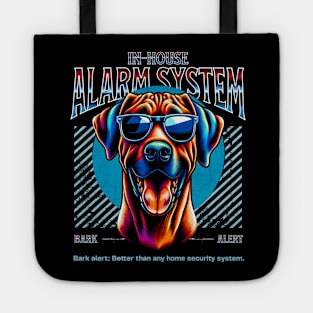 Bark Alert Rhodesian Ridgeback Tote