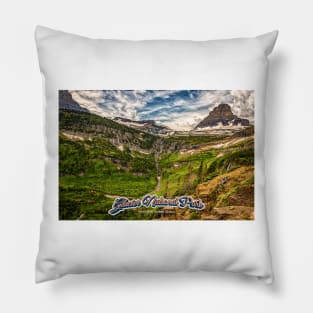 Glacier National Park Pillow