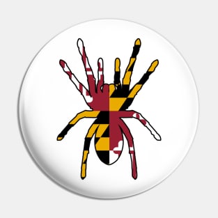 Tarantula Maryland Flag Pin