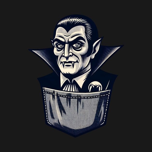 Pocket Dracula – Monster in My Pocket Series Tee by 20th Century Tees