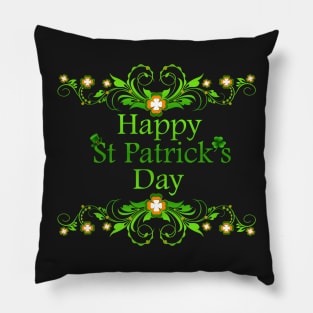 Happy St Patrick's Day Pillow