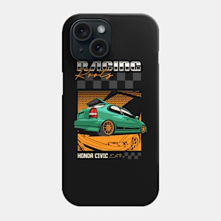 Civic EK9 Driving Heritage Phone Case