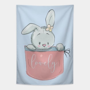 Pocket Bunny Tapestry