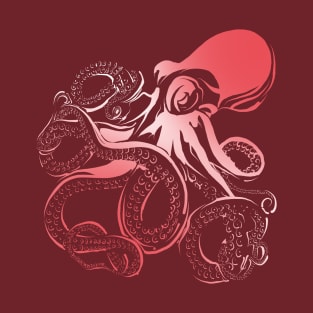 Octopus-gradient T-Shirt