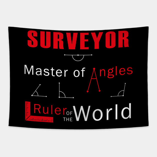 Surveyor Master of Angles Tapestry by Marhcuz