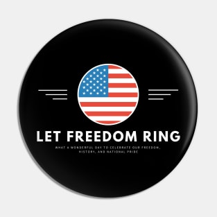 LET FREEDOOM RING! USA Flag Shirt, chemise vintage du 4 juillet, t-shirt du 4 juillet, 4 juillet usa, 4 juillet drapeau, 4 juillet vacances, 4 juillet garçons Pin