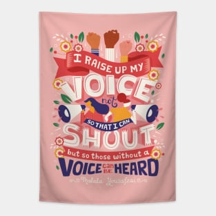 Raise Your Voice Tapestry