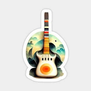 Guitar in surrealism style Magnet