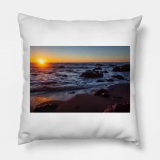 Pacific Coastal Sunset Pillow