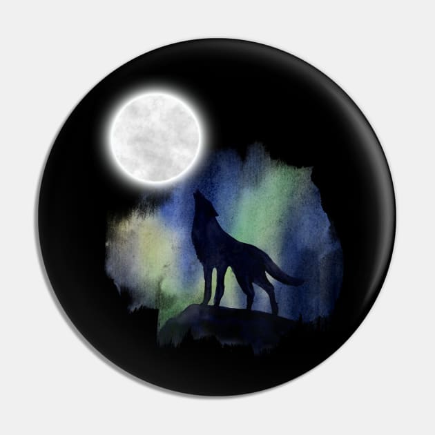 The Wolf And The Moon Pin by Daniel99K