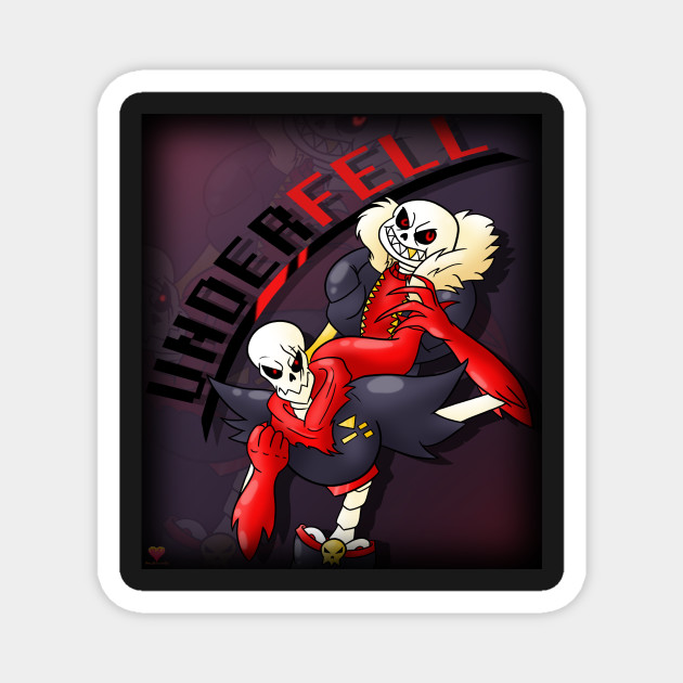 Underfell Sans And Papyrus Underfell Magnet Teepublic Underfell Sans And Papyrus Underfell Magnet Teepublic