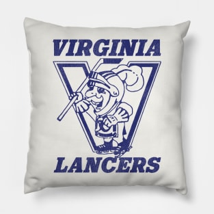 Defunct Virginia Lancers Hockey Team Pillow