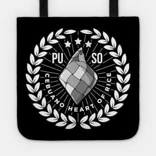 Puso Cebuano Heart Of Rice Funny Gift Cebu Philippines Tote