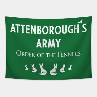 Attenborough’s Army: Order of the Fennecs - Forest Green Tapestry