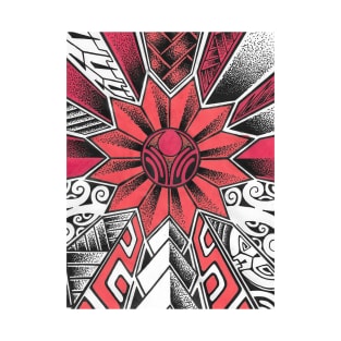 Tatoo art red white black T-Shirt