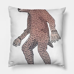 Sheepsquatch Cryptid Monster Pillow