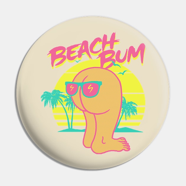 Beach Bum Pin by Hillary White Rabbit