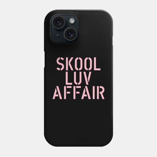 BTS Skool Luv Affair Phone Case by TheAngryHoneyBadger