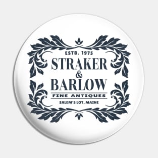 Straker & Barlow Fine Antiques Salem's Lot, Maine Pin