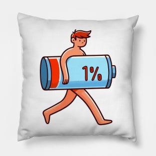 introverts one percent energy Pillow