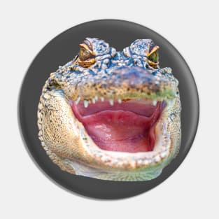 Smile for the Camera Gator Pin