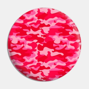 Camouflage Seamless Pattern Pin