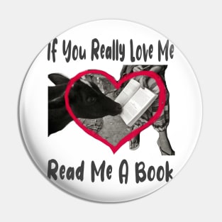 If You Love Me Read Me a Book Pin
