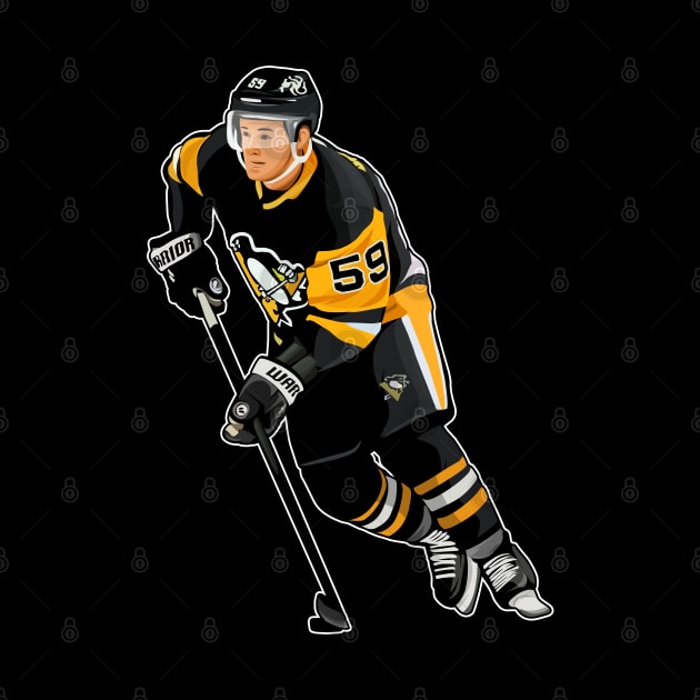 Jake Guentzel #59 Move The Puck by GuardWall17