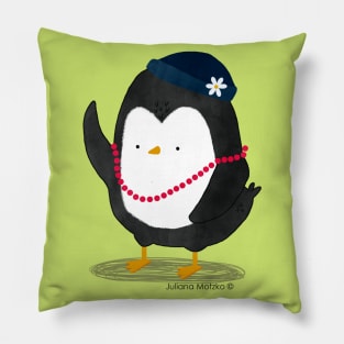 Lady Penguin Pillow